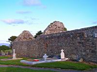 Irlande - Co Kerry - Killarney - Aghadoe - Eglise - Cote nord